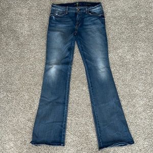7 For All Mankind A Pocket Flare Jeans 32